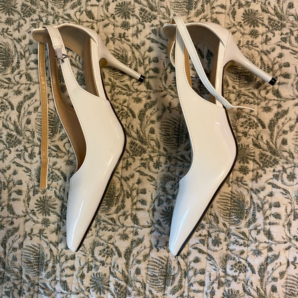 SHEIN White Heels Elegant and Stylish